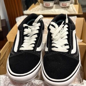 Vans Classic Black and White Sneakers